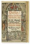 DÜRER, ALBRECHT. Passio, unsers Herren Jesu Christi. 1563. Bound after Das Symbolum des heyligen Aposteln. 1563? Both hand-colored